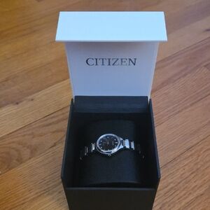 Citizen Silver and Black Women's Watch